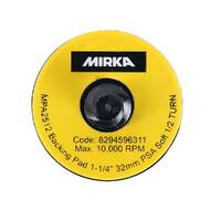 Mirka Backing Pad Quick Lock 32mm PSA Soft 10 Pack