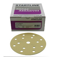 Startline Topaz Grip 15 Hole 150mm/6in. P400 100 Pack