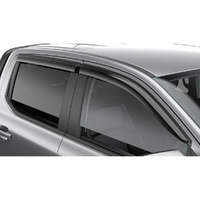 Genuine Ford Weathershields set of 4 tinted Ranger Double Cab 2022- VN1WZ99201K56A