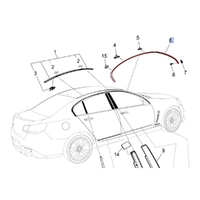 Genuine Holden Right Hand Roof Moulding VF Commodore 92274604