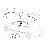 Genuine Holden Left Hand Roof Moulding VF Commodore 92274605