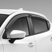 Genuine Mazda Slimline Weathershields Mazda2 Set of 4 DJ11-AC-SWSA