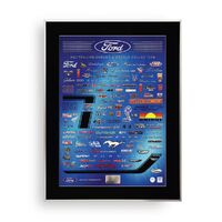 Limited Edition Framed Official Print - Ford Badges & Decals
