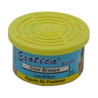 Exotica Cool Breeze Scent Organic Air Freshener Can