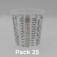 Paint Mixing Cups 400ml 25 Pack