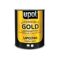 U-Pol Liteweight Gold Filler for Medium Repairs 3kg
