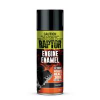 U-Pol RAPTOR High Temp Engine Enamel 295gm Aerosol  Gloss Black