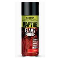 U-Pol RAPTOR High Temp Flameproof Spray Paint Aerosol 295gm Flat Red