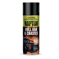 U-Pol RAPTOR High Temp Roll Bar & Chassis Paint Aerosol 295gm Gloss Black