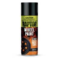 U-Pol RAPTOR High Temp Wheel Paint 295gm Aerosol Satin Black