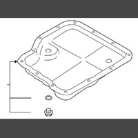 Genuine Subaru Bottom Oil Pan 31225AA022