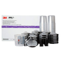 3M 26000 PPS 2.0 Spray Cup System Kit 650ml 200U Micron Filter 