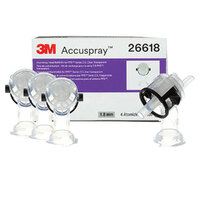 3M 26618 Accuspray Atomizing Head Refill Pack PPS 2.0 Clear 1.8mm 4 Pack
