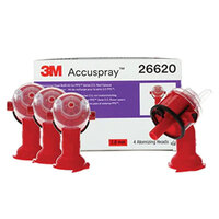 3M 26620 Accuspray Atomizing Head Refill Pack PPS 2.0 Red 2.0mm 4 Pack