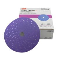 3M 31371 Cubitron II Hookit Clean Sanding Disc P180 150mm/6in. 50 Pack