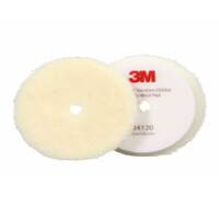 3M 34120 Perfect-It Random Orbital Coarse Wool Pad 5" 130mm White 2 Pack